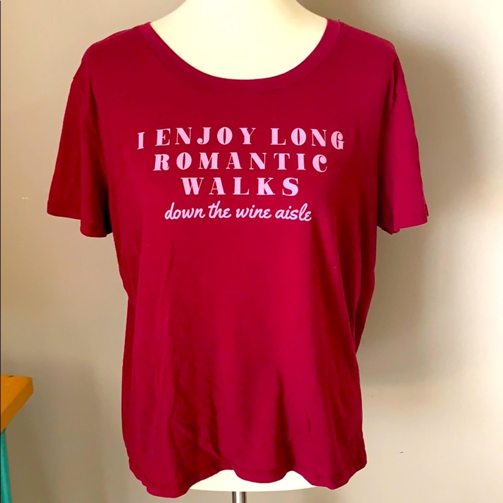 ROMANTIC WALKS DOWN WINE AISLE Size Large 5th Sun